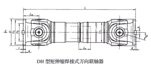 DH型短伸縮焊接式萬向久久久久香蕉网