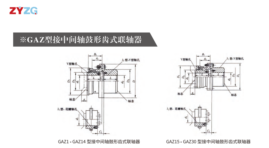 GAZ  型接中間軸鼓形齒式久久久久香蕉网