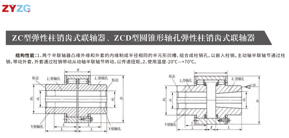 ZC型彈性柱銷齒式久久久久香蕉网